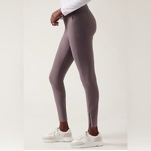 Athleta Stellar Tight Legging Pant Bluff Gray Size 0